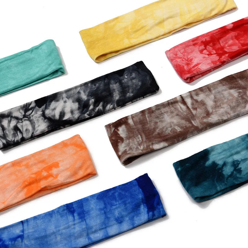 New sports fitness women yoga headband Tie-dyed cotton printed headband Sweat absorbent yoga stretch hair headpiece
New sports fitness women yoga headband Tie-dyed cotton printed headband Sweat absorbent yoga stretch hair headpiece
