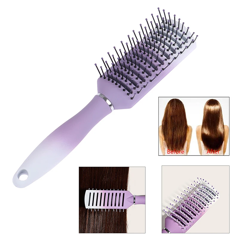 Portable 1pc Curved Anti-Static Hair Massage Comb Hair Styling Brush for Home Salon Anti-static Hairdressing Combs
Portable 1pc Curved Anti-Static Hair Massage Comb Hair Styling Brush for Home Salon Anti-static Hairdressing Combs