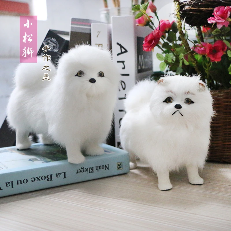 Имитация животных собака украшение мягкое плюшевая игрушка Chow животные образец