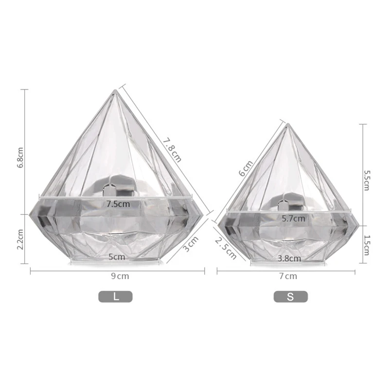 12pcs Candy Box Food Grade Transparent Plastic Diamond Shape Candy Box Container Halloween Children NW
12pcs Candy Box Food Grade Transparent Plastic Diamond Shape Candy Box Container Halloween Children NW