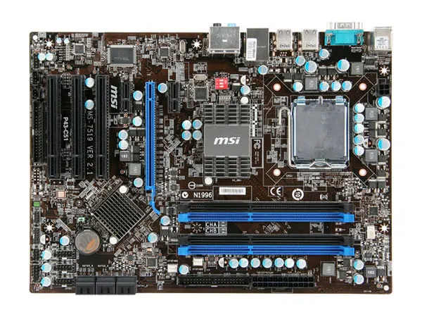 Оригинальная материнская плата MSI P43-C51 LGA 775 DDR3 16 ГБ USB2.0 P43 десктопная бесплатная