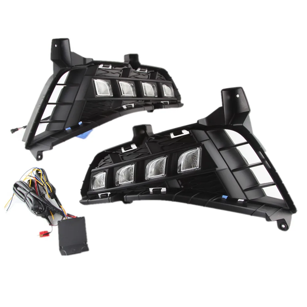 July King LED Daytime Running Lights Case for Hyundai Sonata 10th 2020 2021, LED Front Bumper DRL + Streamer Yellow Turn Signals
July King LED Daytime Running Lights Case for Hyundai Sonata 10th 2020 2021, LED Front Bumper DRL + Streamer Yellow Turn Signals