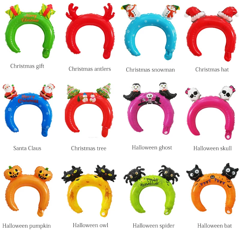 50pcs 3g Christmas decorations Headband foil balloons happy birthday balloon Halloween party snowman Santa Claus balloons
50pcs 3g Christmas decorations Headband foil balloons happy birthday balloon Halloween party snowman Santa Claus balloons