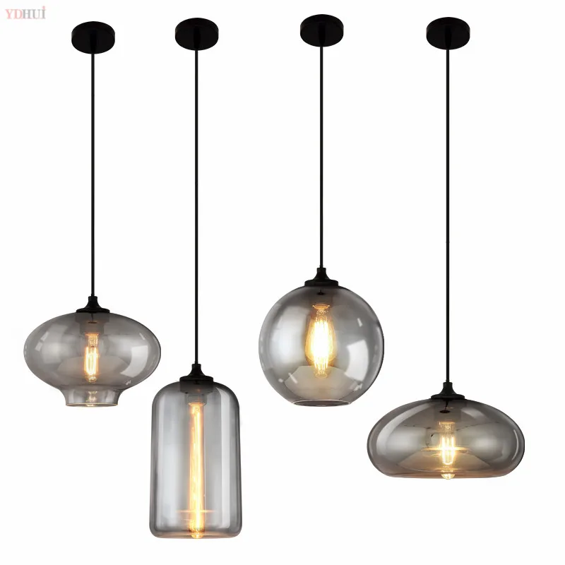 Modern Smoke Gray Glass Pendant Lights for Living Room Nordic Led Hanglamp Loft Industrial Hanging Lamp Home Decor Luminaire E27
Modern Smoke Gray Glass Pendant Lights for Living Room Nordic Led Hanglamp Loft Industrial Hanging Lamp Home Decor Luminaire E27