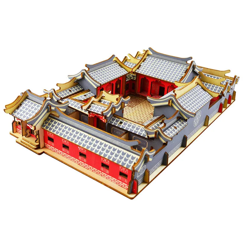 Wooden House Puzzle Model Building Kit 3D Constructor Designer DIY Miniature house House Model Toy for Kids
Wooden House Puzzle Model Building Kit 3D Constructor Designer DIY Miniature house House Model Toy for Kids