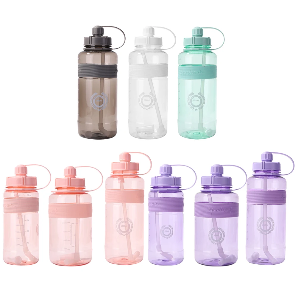 1000/15000/2000ml Plastic Water Kettle with Straw Summer Outdoor Sports Bottle Lovely Large Capacity Kettle Drink Bottle
1000/15000/2000ml Plastic Water Kettle with Straw Summer Outdoor Sports Bottle Lovely Large Capacity Kettle Drink Bottle