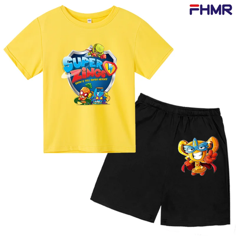 Summer Super Zings T Shirt And Short Suits Toddler Girl Set Top+shorts 2pcs Sets Sports Suit Children clothing Sets Boys T Shirt
Summer Super Zings T Shirt And Short Suits Toddler Girl Set Top+shorts 2pcs Sets Sports Suit Children clothing Sets Boys T Shirt