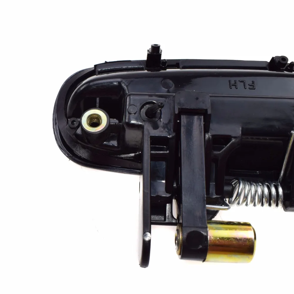 Черная Наружная ручка двери передняя и левая 6921002040 77563 для Toyota Corolla Chevrolet Chevy Prizm 1998