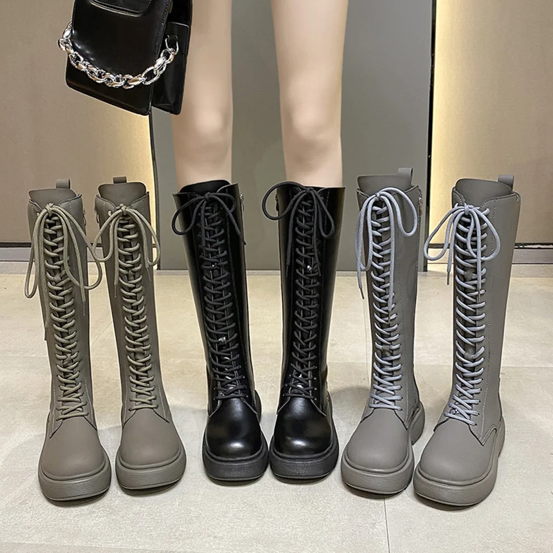 Женские сапоги выше колена с круглым носком, осенние женские сапоги выше колена, до середины икры, в Стиле Лолита, женские сапоги в стиле рок,...
Женские сапоги выше колена с круглым носком, осенние женские сапоги выше колена, до середины икры, в Стиле Лолита, женские сапоги в стиле рок,...