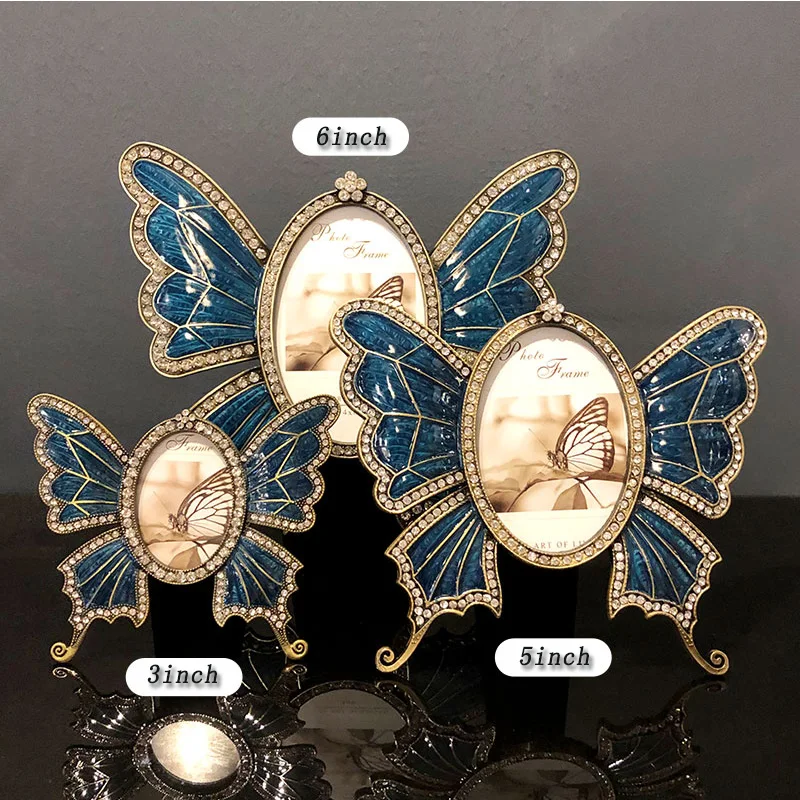 Vintage Style Photo Frame Gorgeous Butterfly Wings Design Home Decor Desktop Metal Picture Frame
Vintage Style Photo Frame Gorgeous Butterfly Wings Design Home Decor Desktop Metal Picture Frame