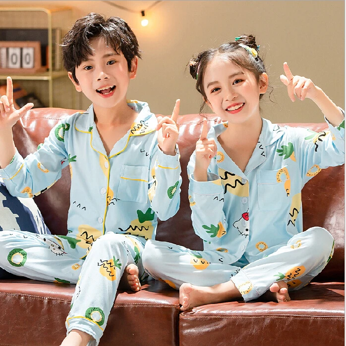 Cotton Children's Pajama Cardigan Set Animal Cartoon Spring Autumn Sleepwear Girls Pjs For Kids Nightwear Boys Infant Clothes
Cotton Children's Pajama Cardigan Set Animal Cartoon Spring Autumn Sleepwear Girls Pjs For Kids Nightwear Boys Infant Clothes
