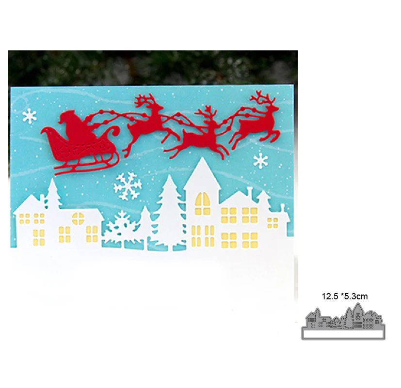 Christmas House building Metal Cutting Dies For DIY Scrapbook Cutting Die Paper Cards Embossed Decorative Craft Die Cut New
Christmas House building Metal Cutting Dies For DIY Scrapbook Cutting Die Paper Cards Embossed Decorative Craft Die Cut New