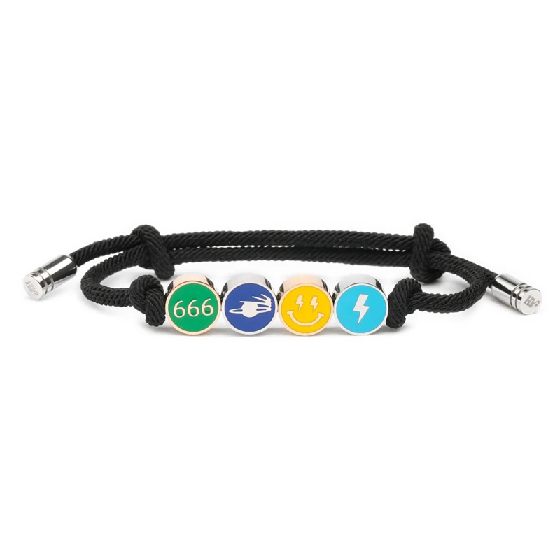 SexMara 2021 Trend New Punk Hiphop Lucky Smiley Lightning Number Transfer Couple Rope Bracelet For Men Women Girls Party Jewelry
SexMara 2021 Trend New Punk Hiphop Lucky Smiley Lightning Number Transfer Couple Rope Bracelet For Men Women Girls Party Jewelry