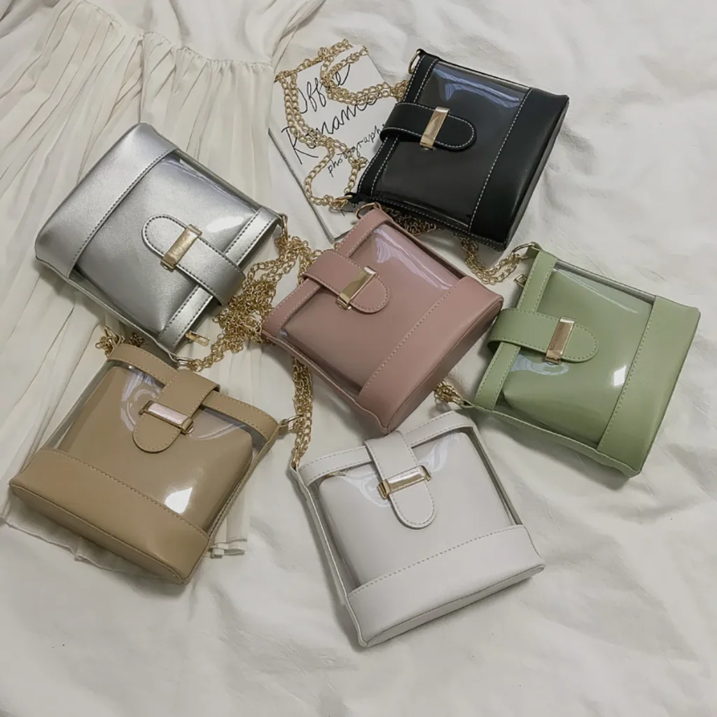 Women Handbags Transparent Jelly Wild Cute Messenger Shoulder Bag Fashion Bucket Bags Bandolera De Cuero Femme #YJ
Women Handbags Transparent Jelly Wild Cute Messenger Shoulder Bag Fashion Bucket Bags Bandolera De Cuero Femme #YJ