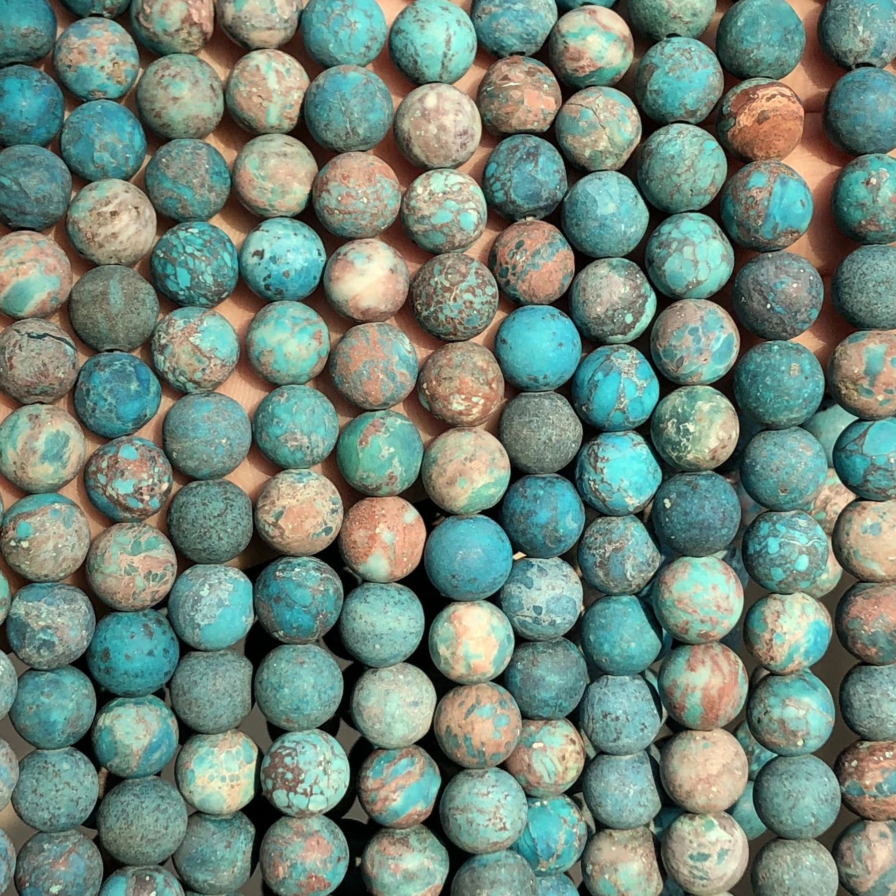 Natural Beads Matte American Turquoises Blue Howlite Round Stone Bead for Jewelry Making DIY Bracelet Accessories 15'' 4-10mm
Natural Beads Matte American Turquoises Blue Howlite Round Stone Bead for Jewelry Making DIY Bracelet Accessories 15'' 4-10mm