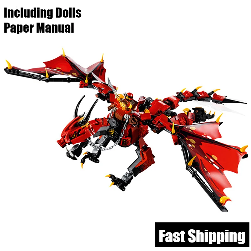 Ninjagoes Movies Flame Spys Red Dragon Compatible Ninjagoes Building Blocks Bricks Toys Christmas Gifts 06081
Ninjagoes Movies Flame Spys Red Dragon Compatible Ninjagoes Building Blocks Bricks Toys Christmas Gifts 06081