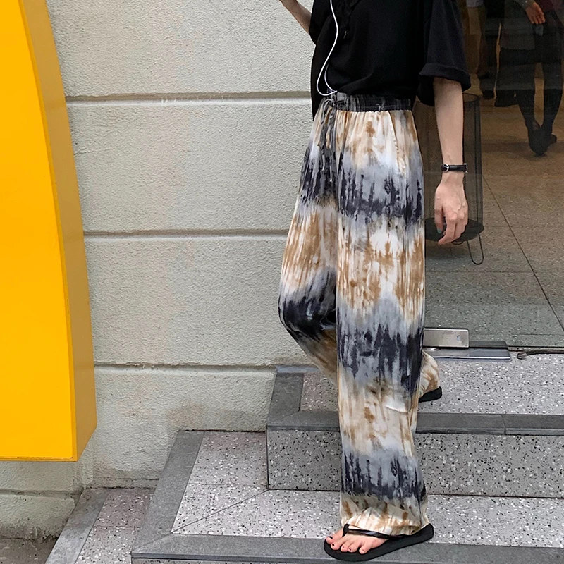 2020 Spring Autumn Streetwear Pant Loose Tie Dye Straight Women High Waist Pants Long Casual Popular Trousers
2020 Spring Autumn Streetwear Pant Loose Tie Dye Straight Women High Waist Pants Long Casual Popular Trousers