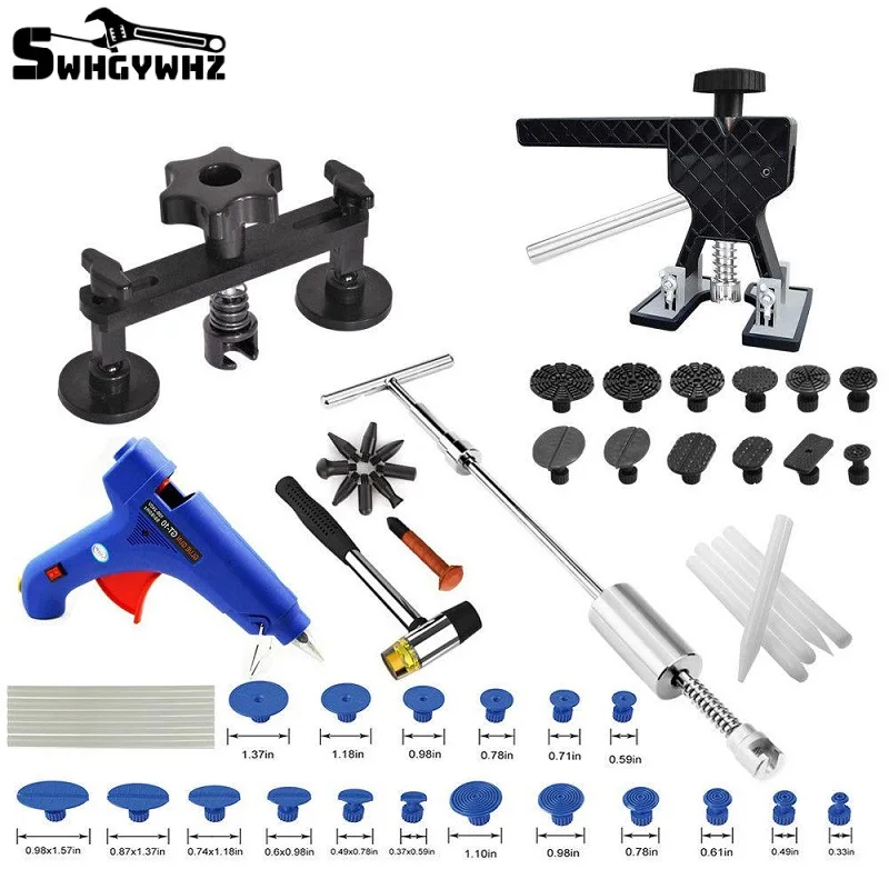 Paintless Dent Repair Kit - Car Repair Tools Dent Puller Set Dent Removal Tool for Auto Dent Door Ding Hail Dent Remover
Paintless Dent Repair Kit - Car Repair Tools Dent Puller Set Dent Removal Tool for Auto Dent Door Ding Hail Dent Remover