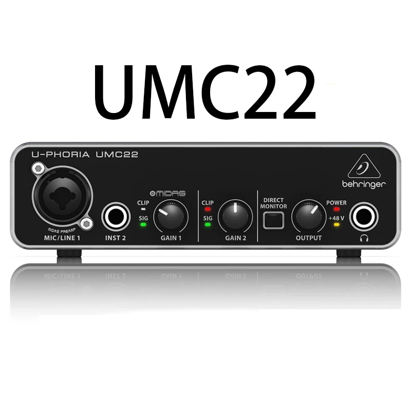 Behringer UM2 аудио интерфейс soud карта Аудио записывающее оборудование гитара запись Внешний USB для знаменитостей прямых трансляций 
Behringer UM2 аудио интерфейс soud карта Аудио записывающее оборудование гитара запись Внешний USB для знаменитостей прямых трансляций