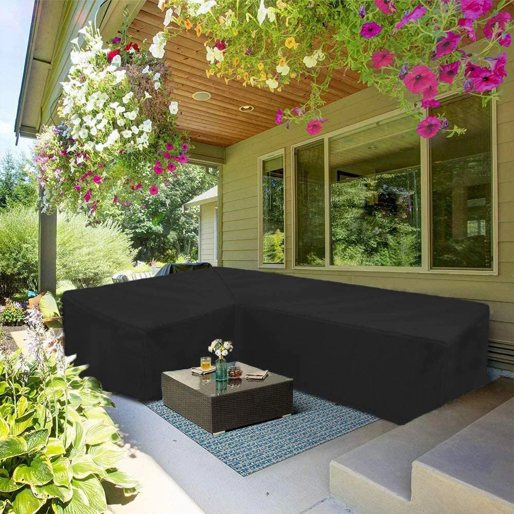 Waterproof L Shape Furniture Cover Outdoor Garden Patio Rattan Sofa Dustproof V Shaped Mold Resistant Cover
Waterproof L Shape Furniture Cover Outdoor Garden Patio Rattan Sofa Dustproof V Shaped Mold Resistant Cover
