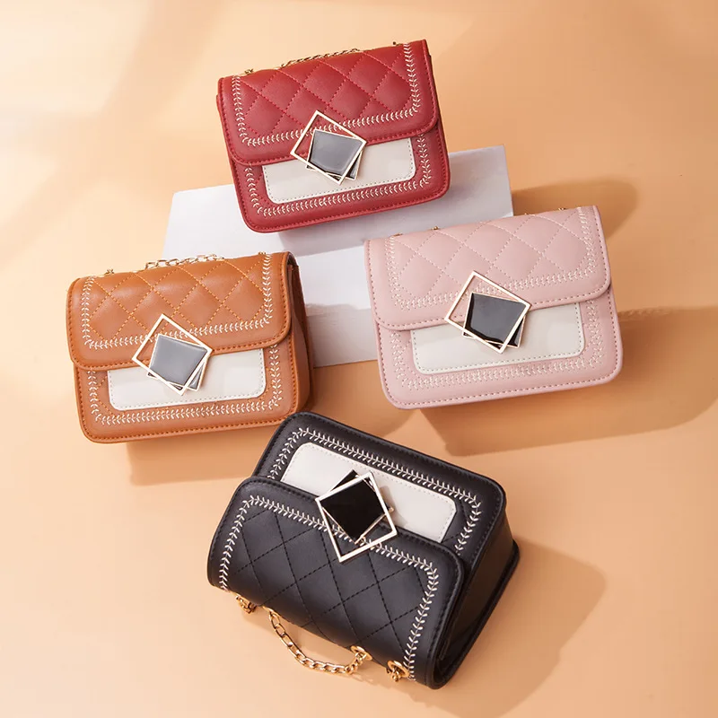 Large and Small Lingge Chain Women's Bag 2021 Temperament Versatile Contrast Color Single Shoulder Bag Embroidered Messenger Bag
Large and Small Lingge Chain Women's Bag 2021 Temperament Versatile Contrast Color Single Shoulder Bag Embroidered Messenger Bag