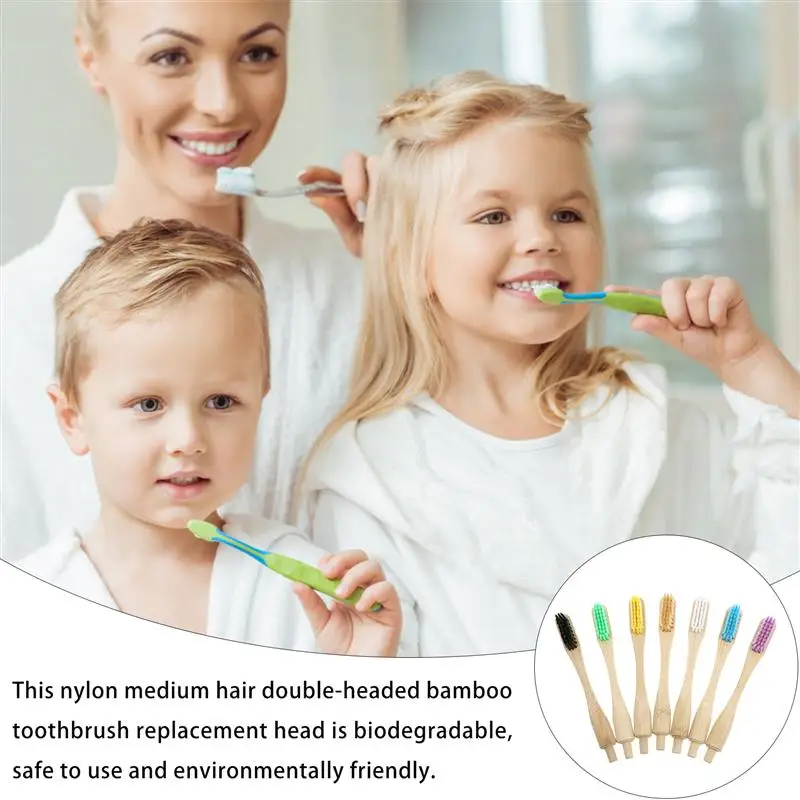 7pcs Lightweight Manual Toothbrushes Bamboo Toothbrushes Portable Reusable Bamboo Degradable Toothbrushes For Women Kids
7pcs Lightweight Manual Toothbrushes Bamboo Toothbrushes Portable Reusable Bamboo Degradable Toothbrushes For Women Kids