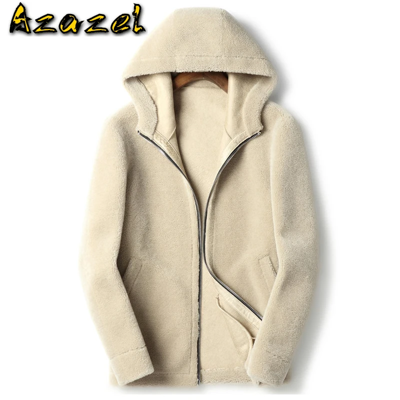 

Azazel 100% шерстяное пальто 2020 осенне-зимняя куртка Мужские пальто из натуральной овчины с мехом мужские кожаные куртки Женская 5xl MY1420