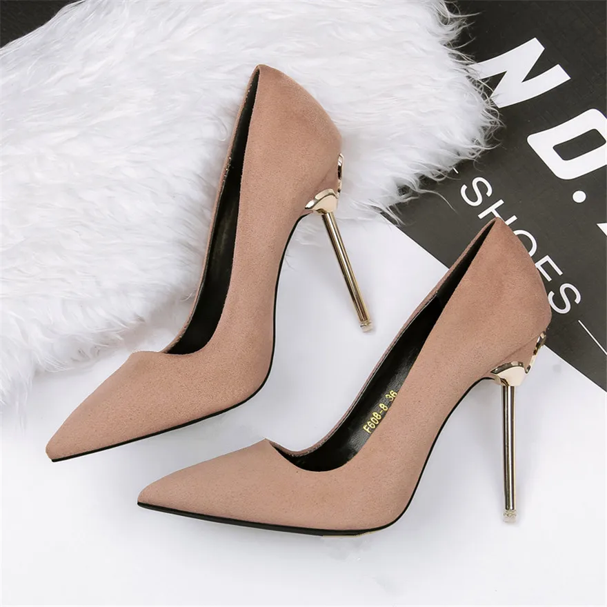 6 Colors Concise OL Office Lady Shoes New High Heels Autumn Flock Women's Pointed Shoes Shallow Sexy Dress Party Pump Women
6 Colors Concise OL Office Lady Shoes New High Heels Autumn Flock Women's Pointed Shoes Shallow Sexy Dress Party Pump Women