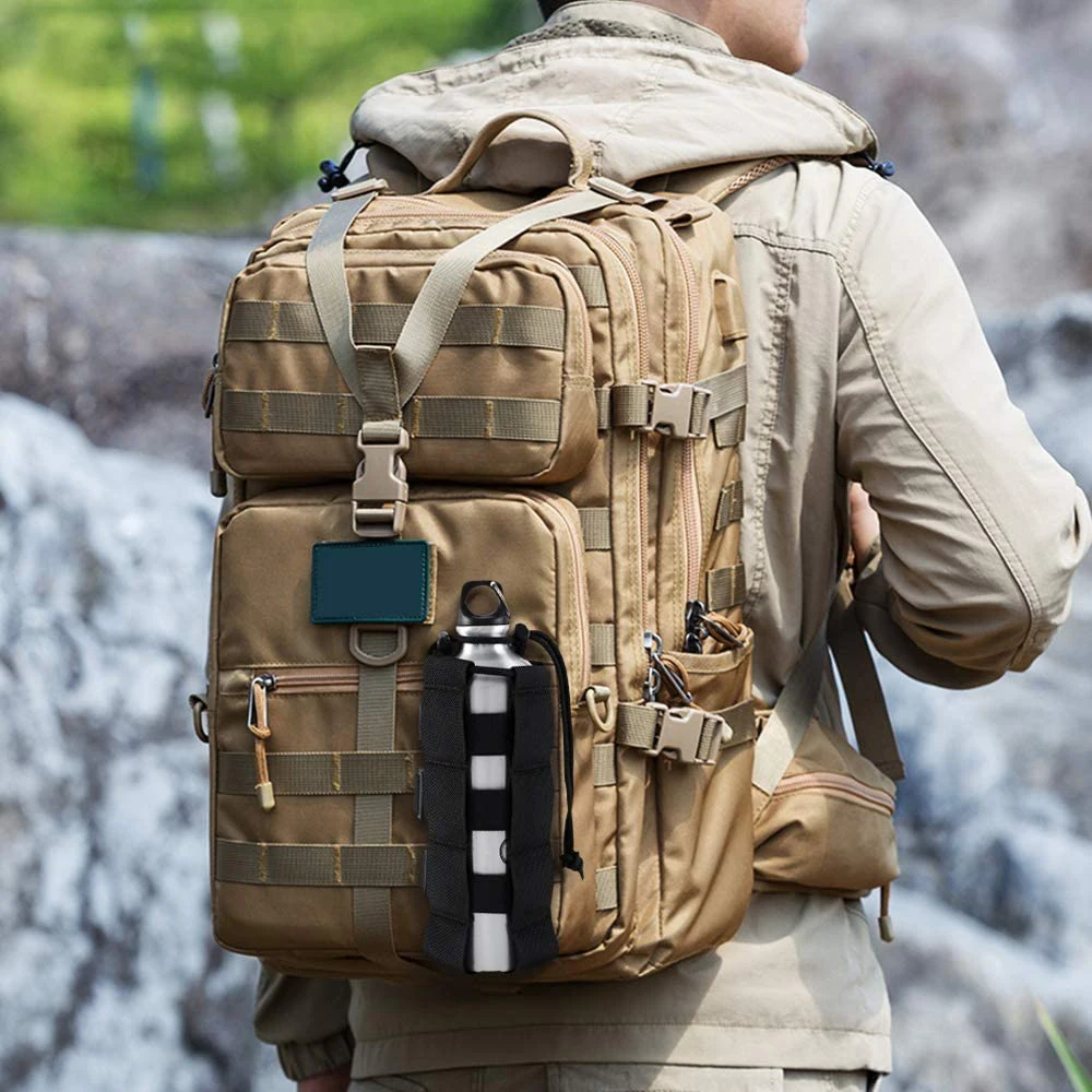 Upgraded Tactical Molle Water Bottle Pouch Bag Military Outdoor Travel Hiking Drawstring Water Bottle Holder Kettle Carrier Bag
Upgraded Tactical Molle Water Bottle Pouch Bag Military Outdoor Travel Hiking Drawstring Water Bottle Holder Kettle Carrier Bag