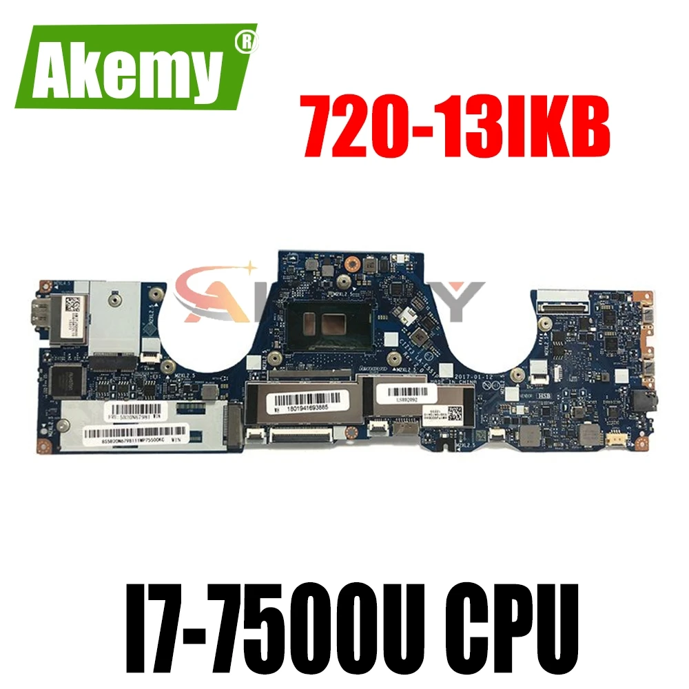 Laptop motherboard For Lenovo ideaPad Yoga 720-13IKB original mainboard CIZY3 LA-E551P With I7-7500U CPU FRU: 5B20N67877 16G RAM
Laptop motherboard For Lenovo ideaPad Yoga 720-13IKB original mainboard CIZY3 LA-E551P With I7-7500U CPU FRU: 5B20N67877 16G RAM