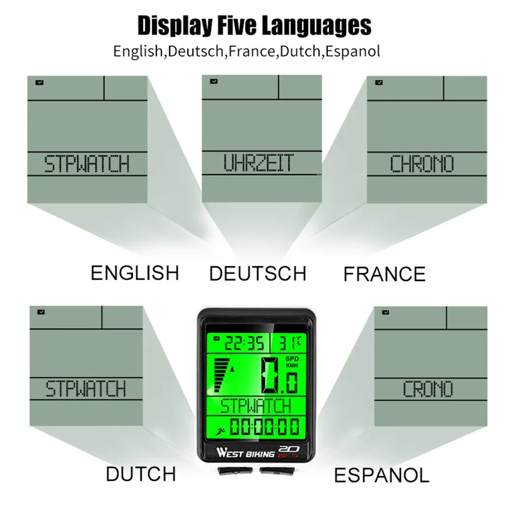Велосипедный секундомер, компьютер odometerbike, скорость, скорость, беспроводной, водонепроницаемый, велосипедные аксессуары
Велосипедный секундомер, компьютер odometerbike, скорость, скорость, беспроводной, водонепроницаемый, велосипедные аксессуары