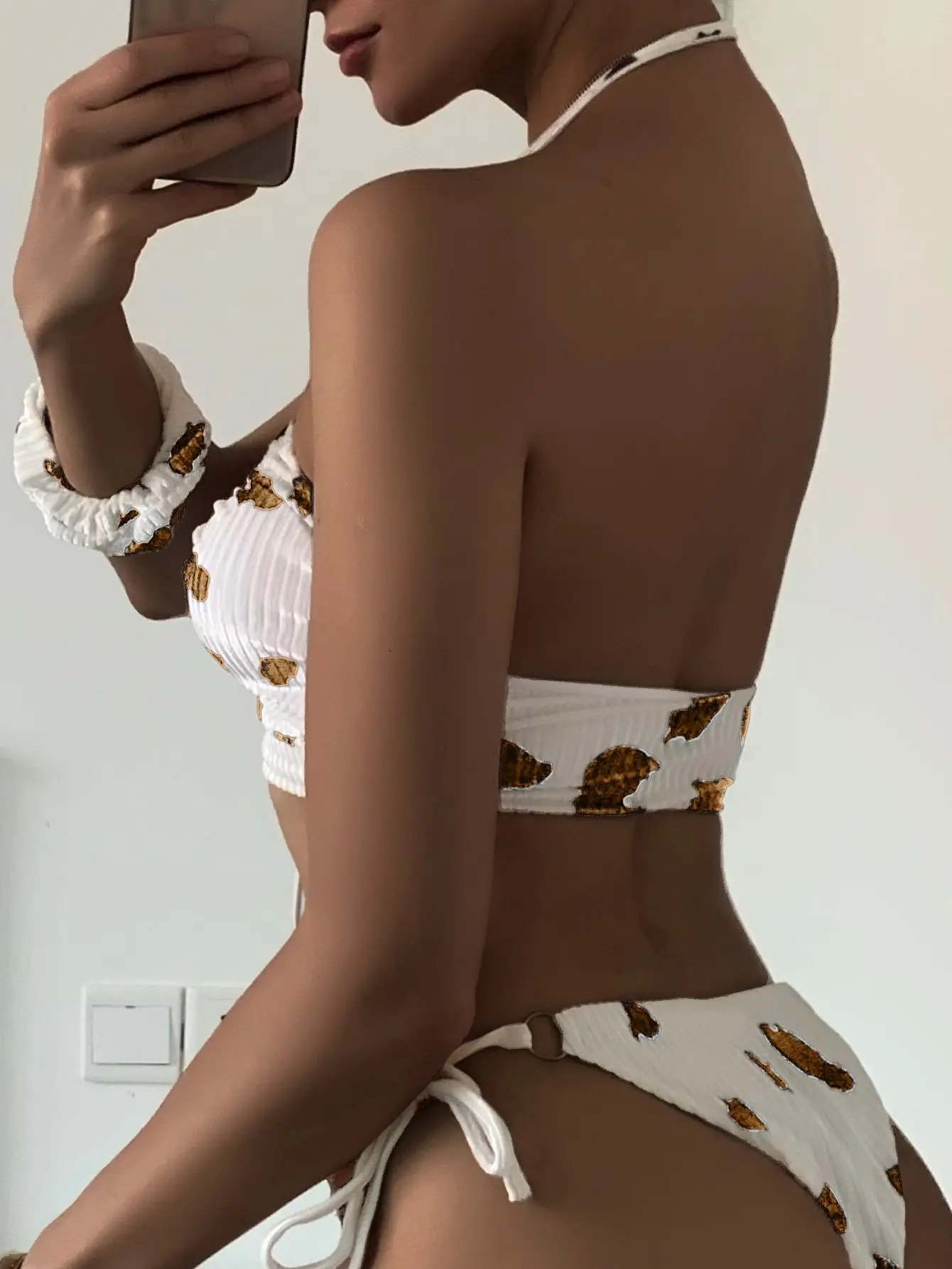 2021Sexy Women High Waist Bikini Set Leopard Ring Up Swimsuit Two Piece Bikinis Push-Up Black Swimsuits Swimwear Beachwear
2021Sexy Women High Waist Bikini Set Leopard Ring Up Swimsuit Two Piece Bikinis Push-Up Black Swimsuits Swimwear Beachwear