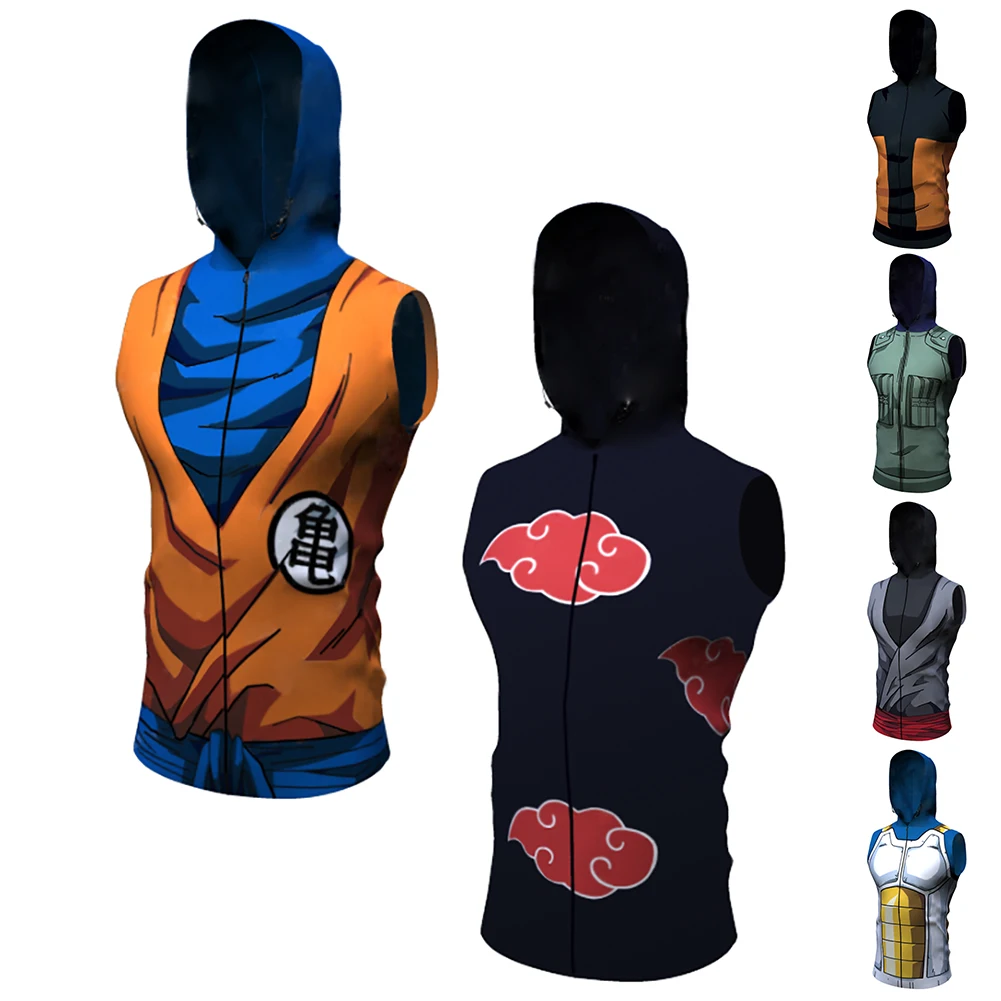 

Superhero 3D printing bodybuilding stringer tank top men High elasticity fitness vest muscle guys sleeveless hoodies vest