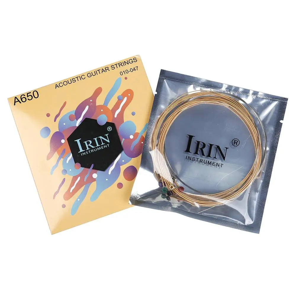 Metal Irin Acoustic Guitar Strings A650 Black Outer Box + Yellow Inner Packaging
Metal Irin Acoustic Guitar Strings A650 Black Outer Box + Yellow Inner Packaging