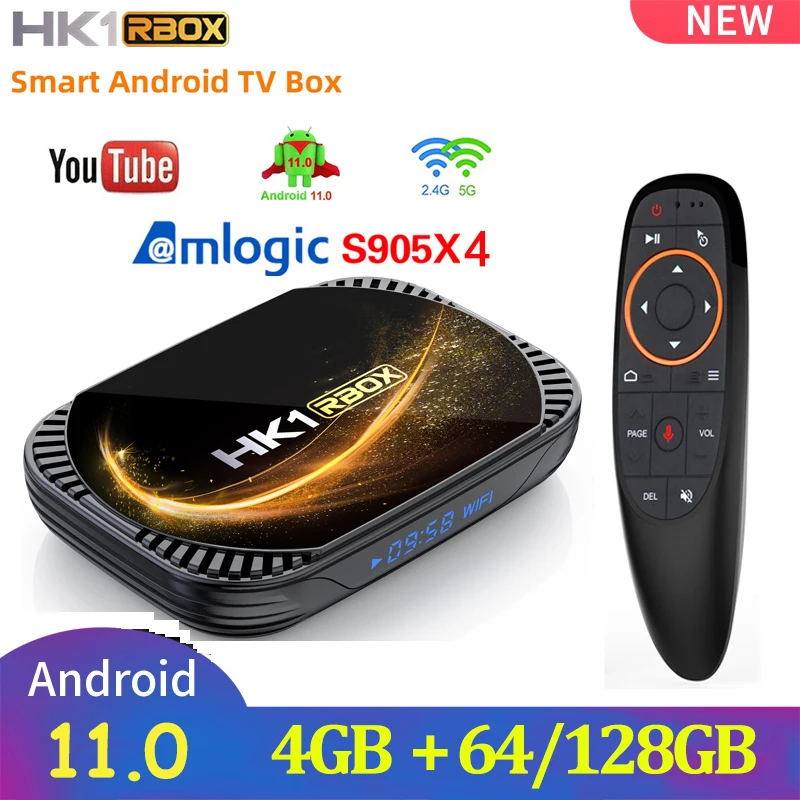 Приставка Смарт-ТВ HK1 RBOX X4S, Android 11, Amlogic S905X4, 4 + 64/128 ГБ, 2,4 дюйма
Приставка Смарт-ТВ HK1 RBOX X4S, Android 11, Amlogic S905X4, 4 + 64/128 ГБ, 2,4 дюйма