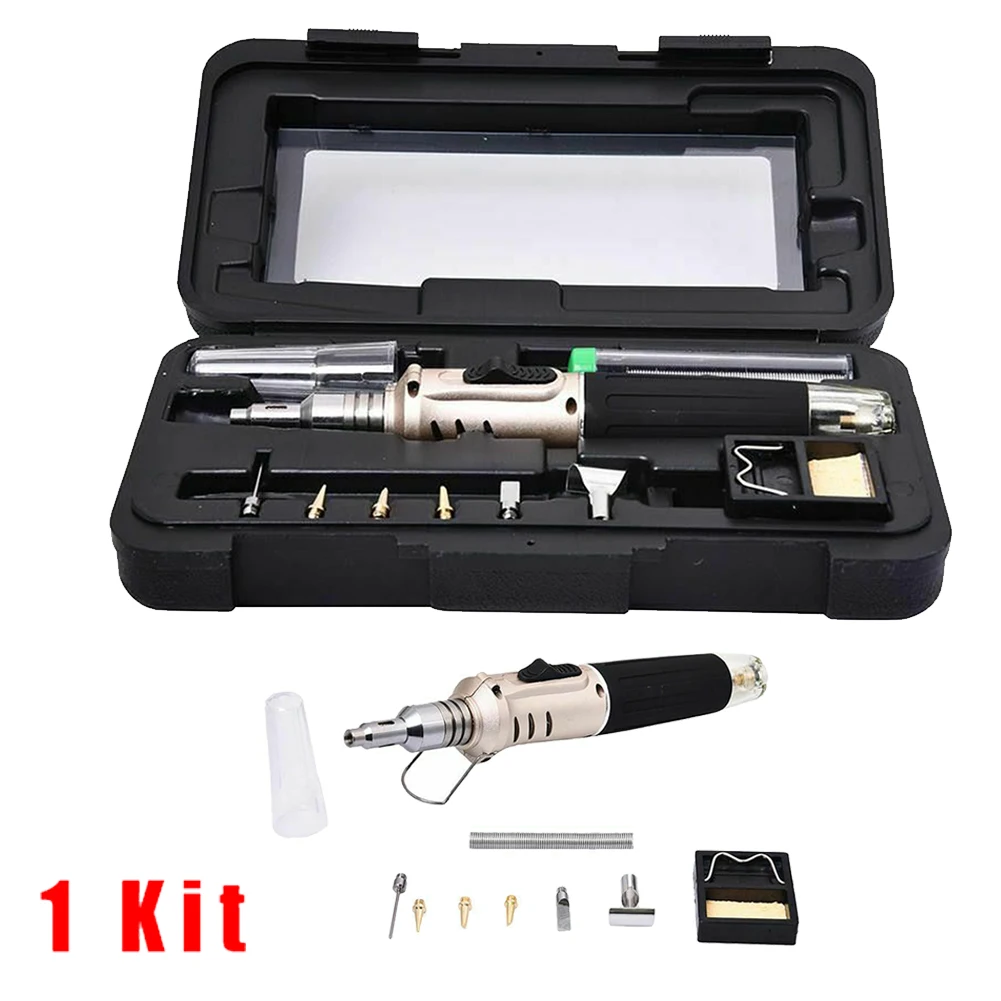 1pc Gas Soldering Iron Welding Accessories Torch Heat Welder Tool Adjustable Temperature Universal Soldering Iron
1pc Gas Soldering Iron Welding Accessories Torch Heat Welder Tool Adjustable Temperature Universal Soldering Iron