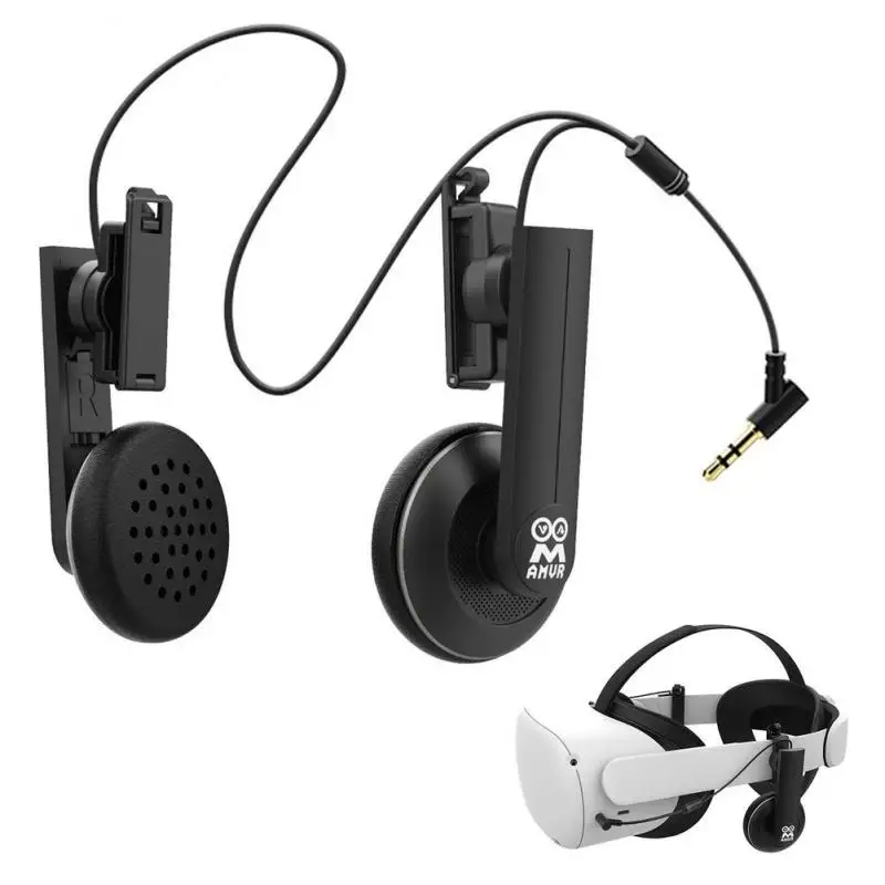 VR Headphone For Oculus Quest 2 In-ear All-in-one Headset Noise Reduction High Sensitivity Stereo Gaming Earphones VR Accessory
VR Headphone For Oculus Quest 2 In-ear All-in-one Headset Noise Reduction High Sensitivity Stereo Gaming Earphones VR Accessory