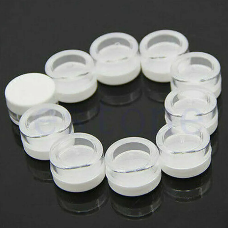 120pcs Empty Plastic Sample Jar Small Clear Cosmetic Makeup Pots Art Container Eyeshadow Cream Lip Balm Container Storage Box
120pcs Empty Plastic Sample Jar Small Clear Cosmetic Makeup Pots Art Container Eyeshadow Cream Lip Balm Container Storage Box