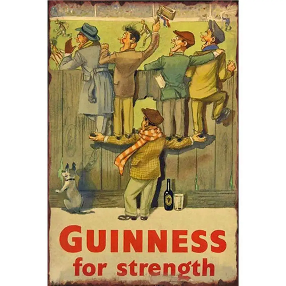 Everett Goodman Home Decor - Vintage Plaque Guinness Strength .8x12 Inch Metal Tin Sign
Everett Goodman Home Decor - Vintage Plaque Guinness Strength .8x12 Inch Metal Tin Sign