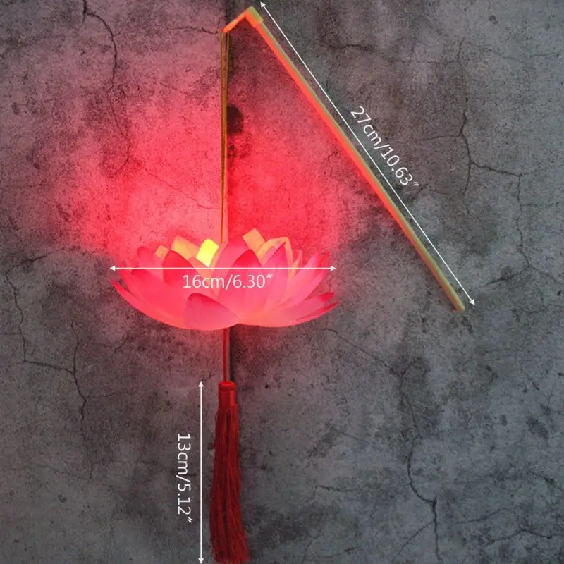 Portable Amazing Blossom Lotus Flower Light Lamp Party Glowing Lanterns For Mid-Autumn Festival Gift Dancing Props T8WE
Portable Amazing Blossom Lotus Flower Light Lamp Party Glowing Lanterns For Mid-Autumn Festival Gift Dancing Props T8WE