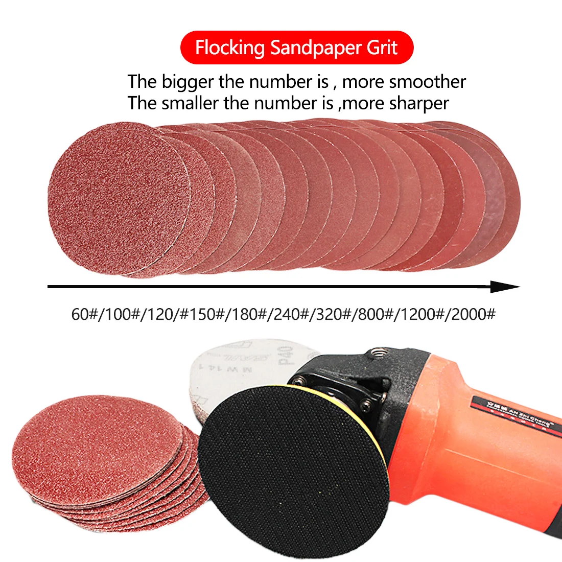 Набор наждачных дисков для дрели 60-2000 Грит, 3 мм хвостовик, 2 дюйма, 50 мм 
Набор наждачных дисков для дрели 60-2000 Грит, 3 мм хвостовик, 2 дюйма, 50 мм