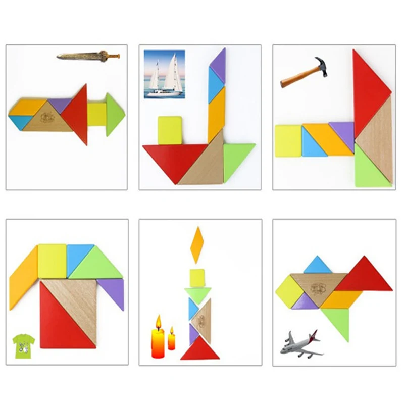 Tangram Wooden Jigsaw Puzzle Board Set Tetris Games Colorful Baby Montessori Educational Toys For Children Baby Birthday Gifts
Tangram Wooden Jigsaw Puzzle Board Set Tetris Games Colorful Baby Montessori Educational Toys For Children Baby Birthday Gifts