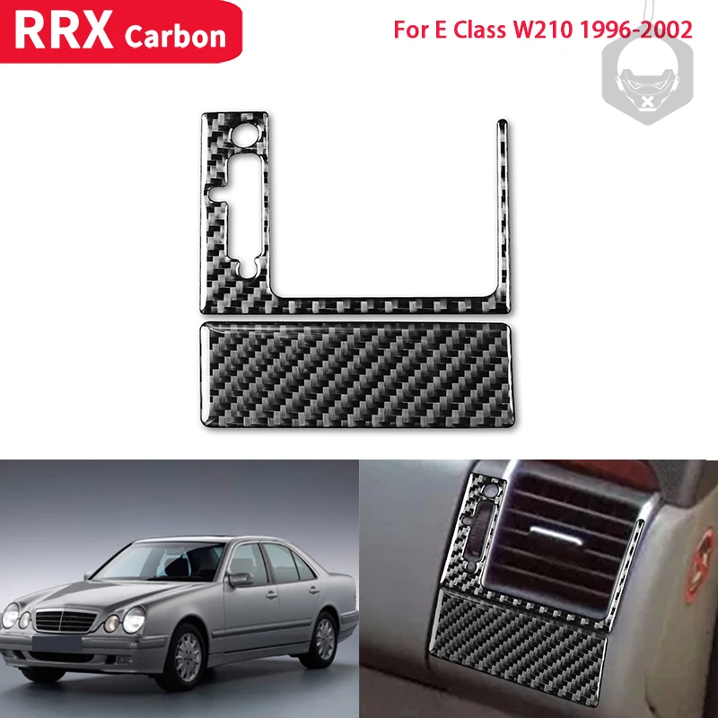 RRX Car Carbon Fiber Sticker Copilot Air Conditioning Vent Decor Frame Cover Trim for Mercedes Benz W210 E-Class 1996-2002
RRX Car Carbon Fiber Sticker Copilot Air Conditioning Vent Decor Frame Cover Trim for Mercedes Benz W210 E-Class 1996-2002