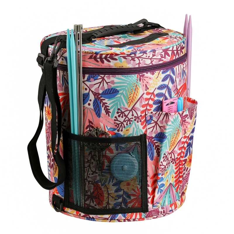 600D Oxford Cloth Round Hand Embroidery Pick-up Bag Yarn Tote Crochet Organizer Dropshipping
600D Oxford Cloth Round Hand Embroidery Pick-up Bag Yarn Tote Crochet Organizer Dropshipping