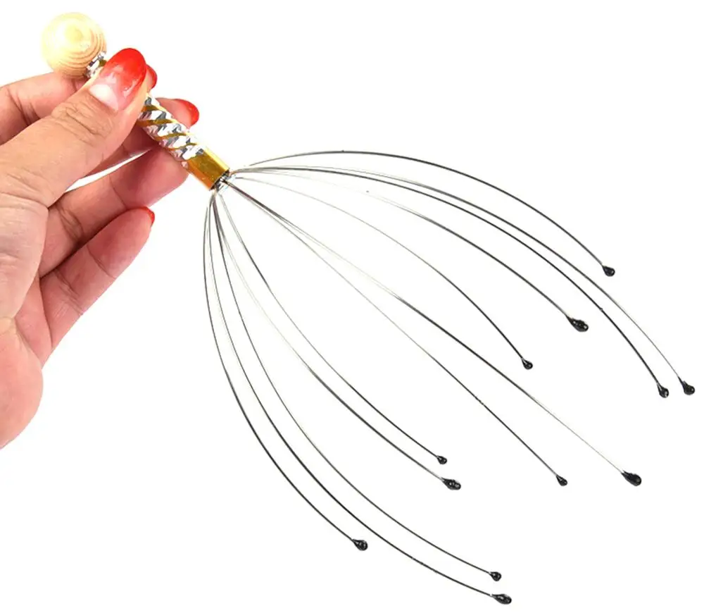 Head Relax Massager Healing Neck Claw Massage Anti-stress Pain Blood Relief Octopus Relax Circulate Headache Spa Scalp Stim N3E4
Head Relax Massager Healing Neck Claw Massage Anti-stress Pain Blood Relief Octopus Relax Circulate Headache Spa Scalp Stim N3E4