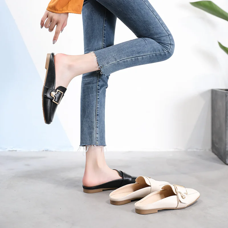 Johnature Slippers Shoes Woman 2021 New Autumn Outside Flat With Slides Solid Color Casual Shallow Fashion Women Shoes
Johnature Slippers Shoes Woman 2021 New Autumn Outside Flat With Slides Solid Color Casual Shallow Fashion Women Shoes