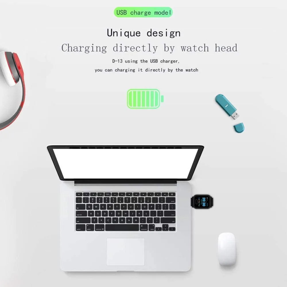 D13 Smart Watch Bluetooth Heart Rate Blood Pressure Monitor Silicone Fitness Tracker USB Charge Program Smart Wristband #BL2
D13 Smart Watch Bluetooth Heart Rate Blood Pressure Monitor Silicone Fitness Tracker USB Charge Program Smart Wristband #BL2