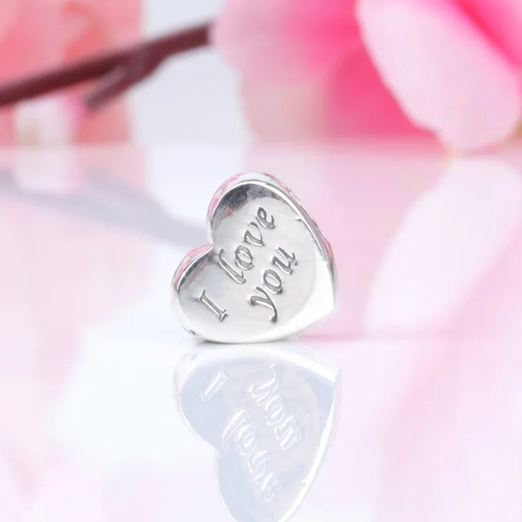Original 925 Sterling Silver Bead Shiny Heart With Letter Beads Fit Pandora Bracelet For Women Diy Jewelry
Original 925 Sterling Silver Bead Shiny Heart With Letter Beads Fit Pandora Bracelet For Women Diy Jewelry