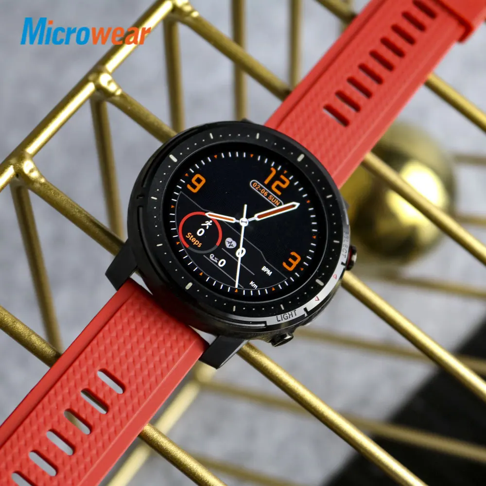 Оригинальный Microwear L15 SmartWatch ECG Heart Rate IP68 Водонепроницаемый кровяное давление