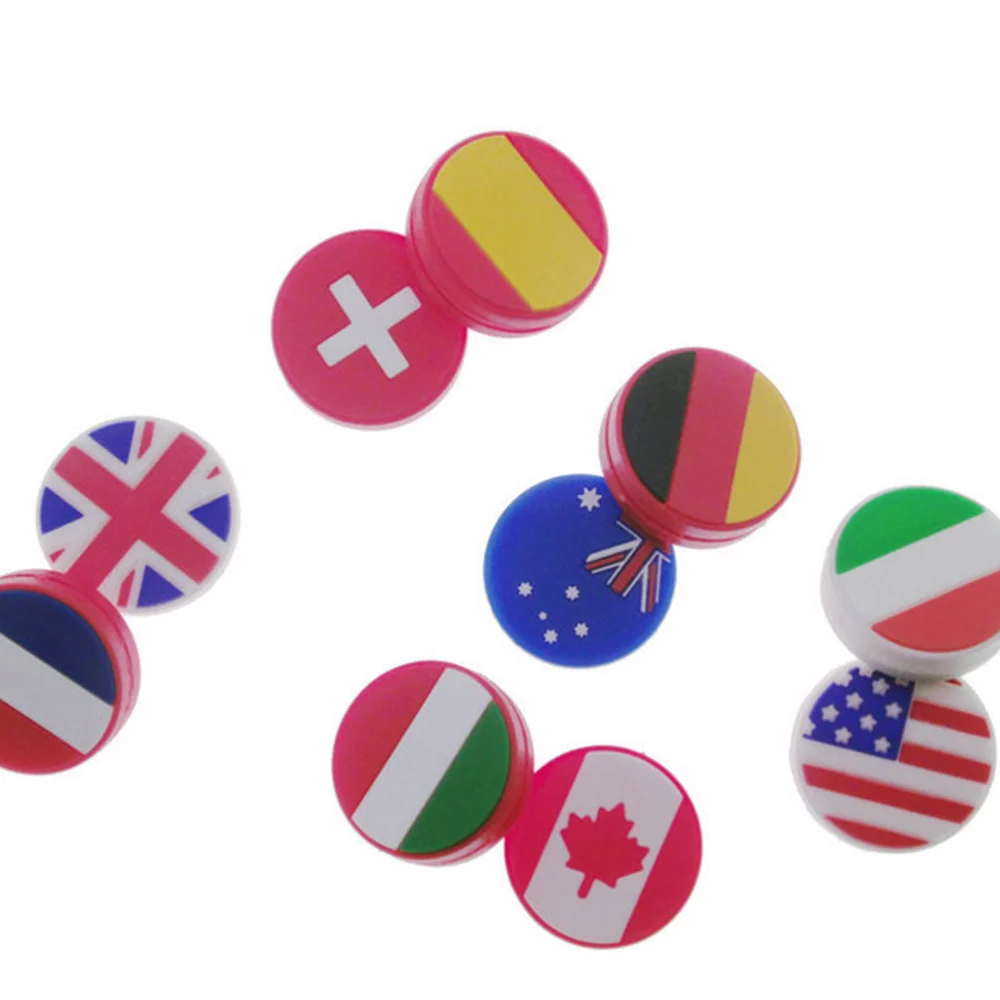 4 Pcs Silicone Tennis Racket Vibration Dampeners US Flag Pattern Tennis Racquet Absorbers Tennis Racket Strings Dampers for Play
4 Pcs Silicone Tennis Racket Vibration Dampeners US Flag Pattern Tennis Racquet Absorbers Tennis Racket Strings Dampers for Play